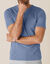 T-shirt sous-vêtement homme col montant manches longues chaleur intense - lot de 2 (jeans)