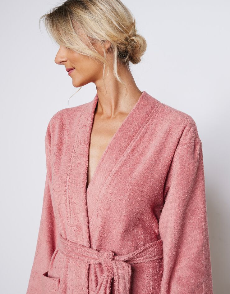Peignoir mixte adute éponge bouclette 1er prix (bois de rose) Peignoir mixte adute éponge bouclette 1er prix (bois de rose)