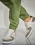 Pantalon battle bas de jambes élastiqués popeline (kaki clair)