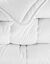 Couette coton biologique** 500 g/m² grand confort (blanc)