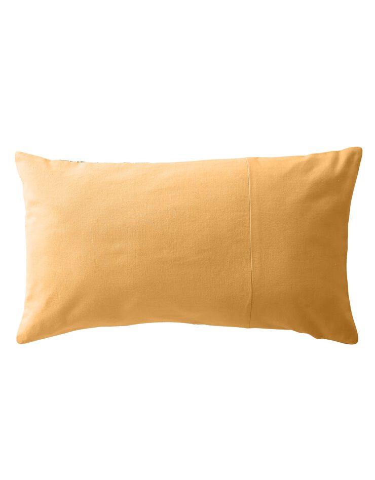 Housse de coussin rectangulaire imprimé fleurs indiennes - lot de 2 (miel) Housse de coussin rectangulaire imprimé fleurs indiennes - lot de 2 (miel)