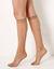 Mi-bas mousse - lot de 10 paires (beige clair)