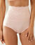 Culotte coton et dentelle taille super haute (poudre)