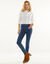 Jegging denim taille élastiquée - petite stature (stone)