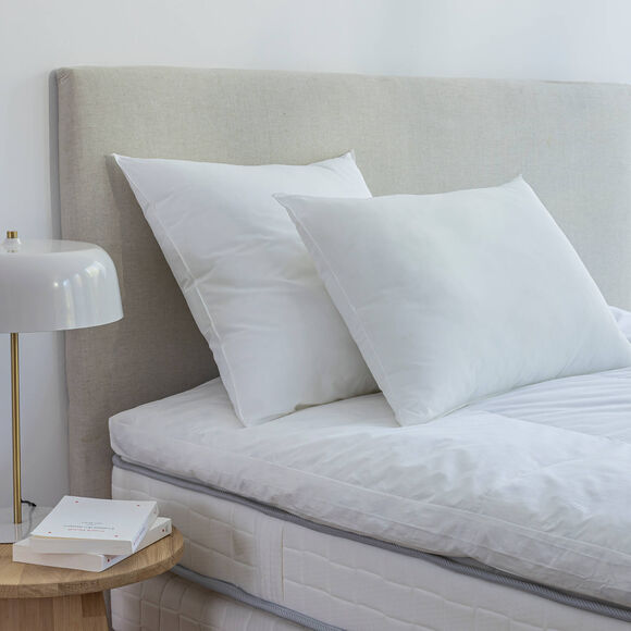 Oreiller qualité hôtellerie ferme (blanc)