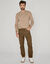 Pantalon droit 5 poches &eacute;lastiqu&eacute; c&ocirc;t&eacute;s - L28 (cuivre)