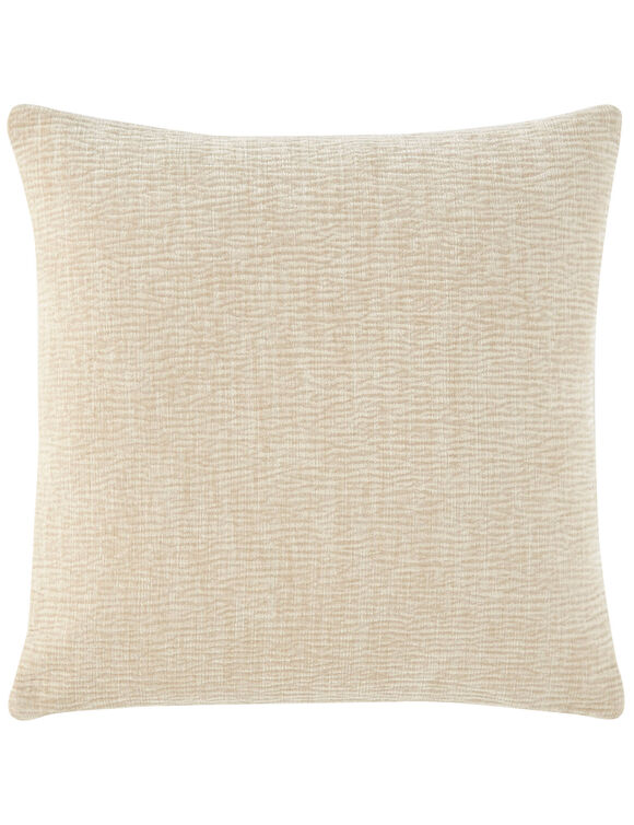 Housse de coussin tissage chenille - lot de 2 (naturel)