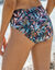 Culotte de bain imprimée haute Melosa (bleu)