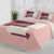 Couvre-lit matelass&eacute; imprim&eacute; C&acirc;line (rose)