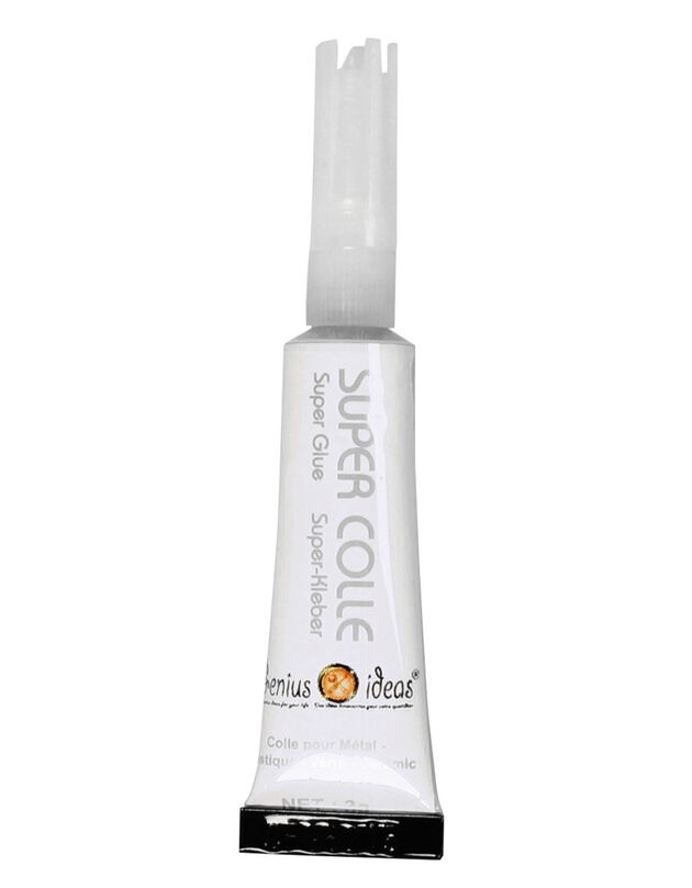 Colle extra forte - lot de 6 tubes (blanc)