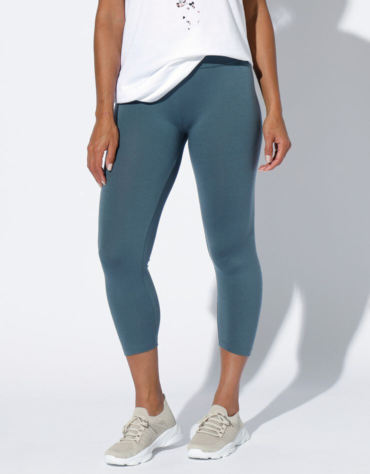 Legging court uni maille fluide ultra douce (bronze) Legging court uni maille fluide ultra douce (bronze)