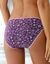 Slip coton imprimé motif floral assorti – Lot de 4 (prune / rose)