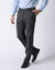 Pantalon ville ceinture ajustable boucle - polylaine (gris anthracite)