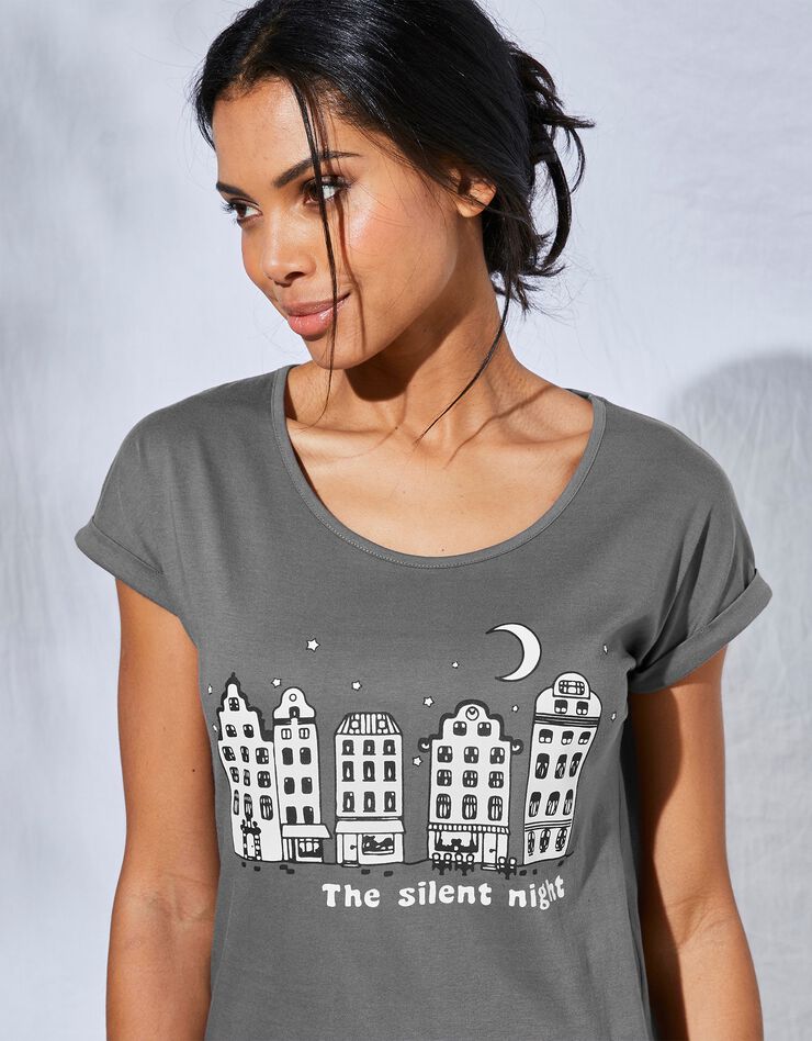 Maxi tee-shirt - lot de 2 (anthracite + gris) Maxi tee-shirt - lot de 2 (anthracite + gris)