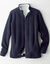 Gilet zippé torsadé, doublé maille peluche (marine)