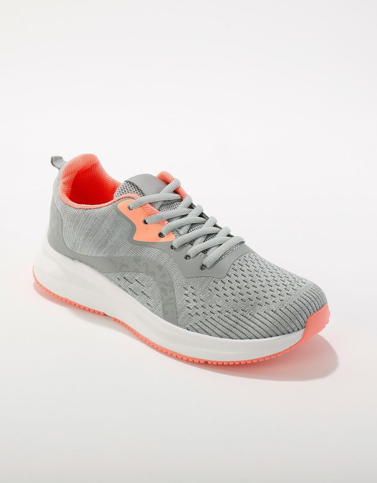 Baskets de sport à lacets (gris)