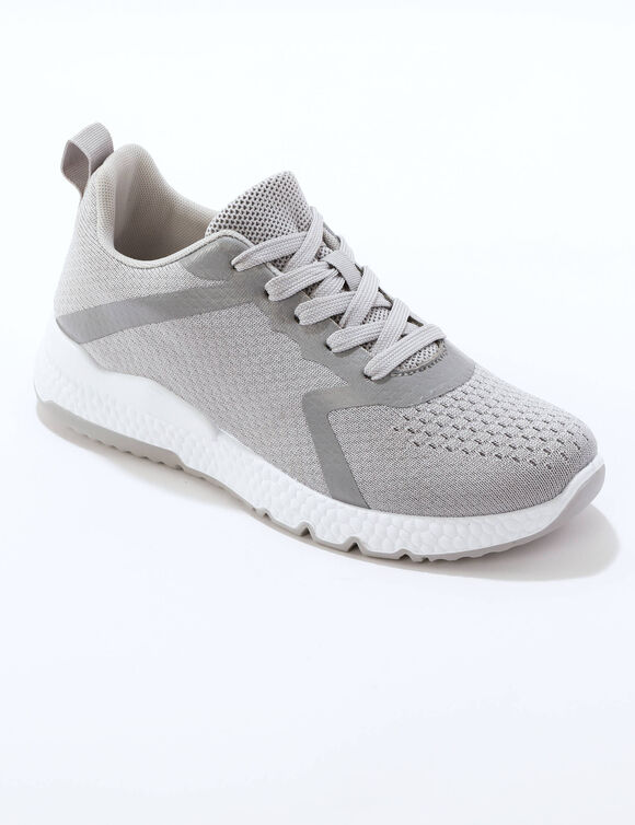 Baskets légères en textile respirant (gris)