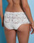 Culotte haute dentelle unie Arum (blanc)
