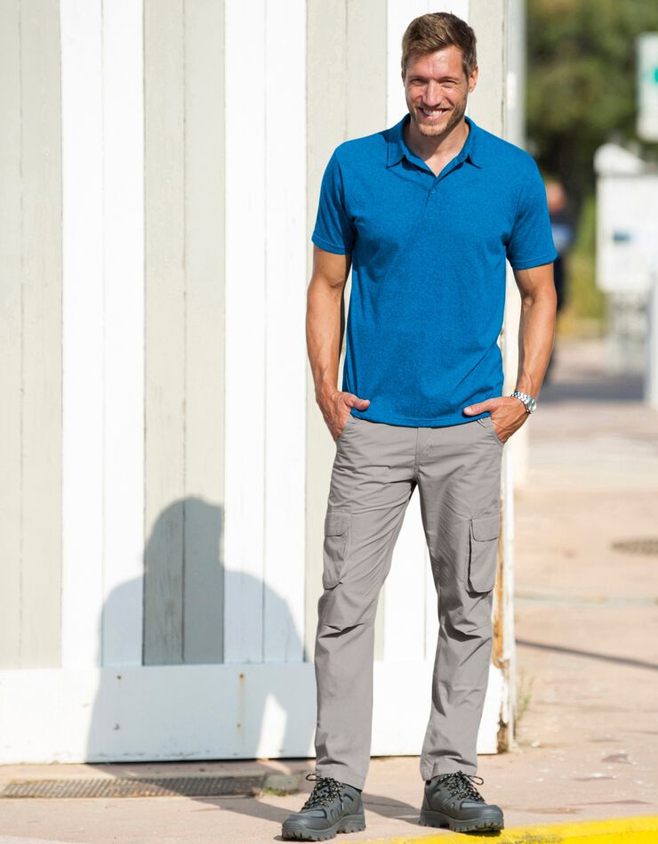 Pantalon battle multipoches (gris) Pantalon battle multipoches (gris)