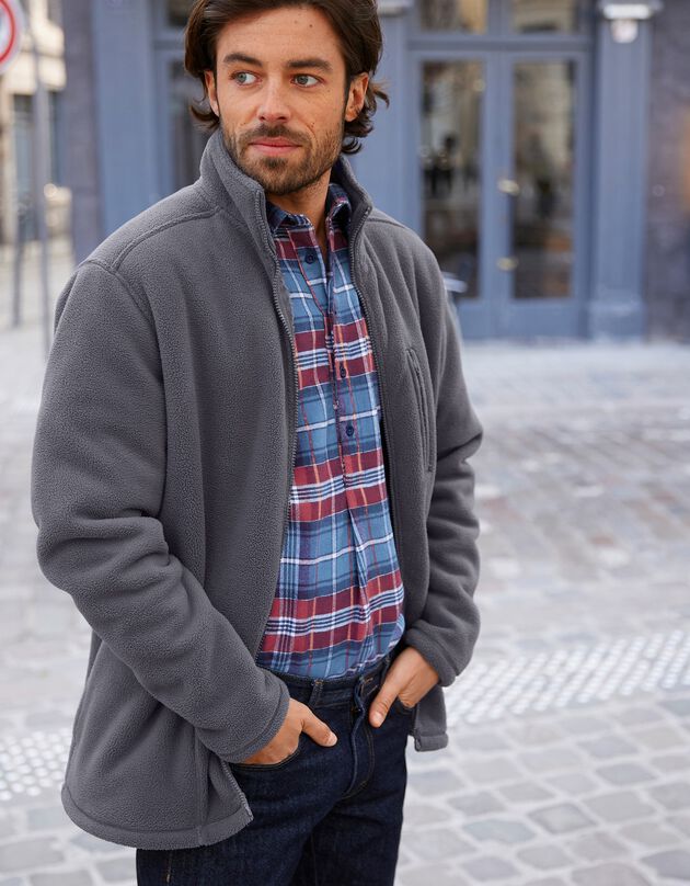 Blouson polaire spécial grand froid (anthracite)