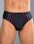 Slip taille confort - lot de 6 (marine / noir)