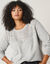Pull détails maille pointelle (gris chiné)
