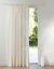 Panneau lin polyester base Cornely finition galon fronceur (écru)