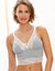 Brassi&egrave;re coton stretch et dentelle - sans armatures (gris chin&eacute;)