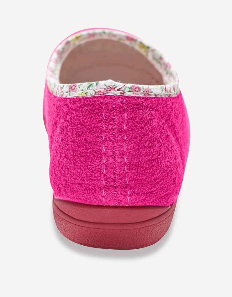Ballerine d'intérieur éponge unie (fuchsia) Ballerine d'intérieur éponge unie (fuchsia)