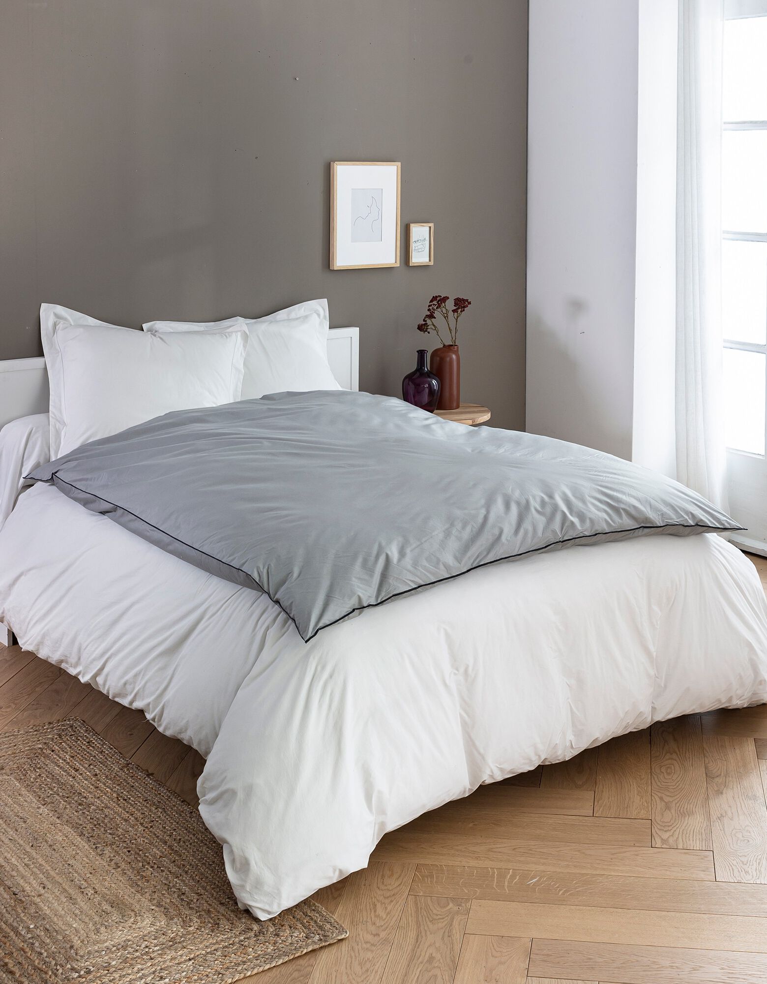 Édredon Duvet Très Chaud Pour Lit 2 Personnes – Taille 110x150cm, Poids 1.5kg, Double Face Polaire, Hiver