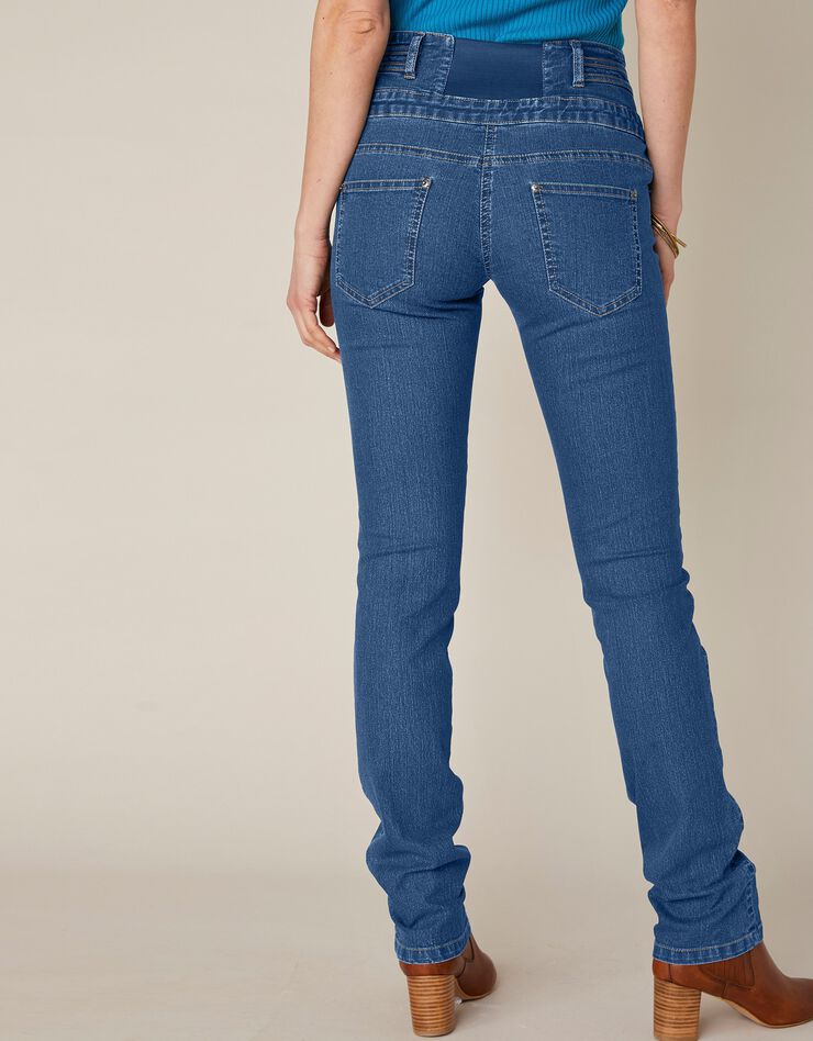 Jean coupe droite taille haute - grande stature (stone) Jean coupe droite taille haute - grande stature (stone)