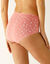 Culotte forme maxi en coton extensible imprimé - lot de 10  (émeraude / rose)