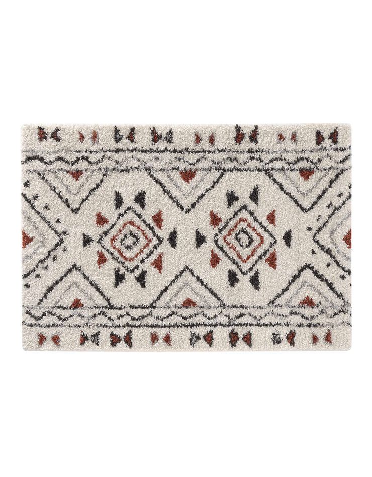 Tapis rectangulaire motif ethnique (imprimé)