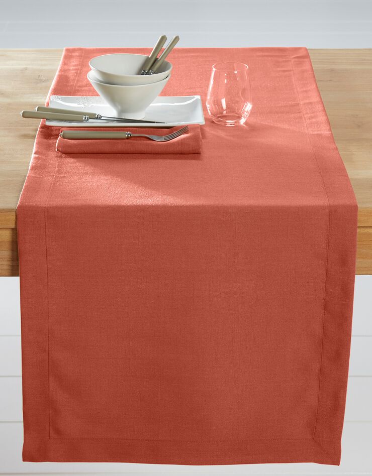 Nappe aspect lin (terracotta)