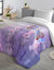 Couette microfibre imprimée papillon 200 g/m² (violet)