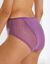 Culotte maxi coton dentelle unie Coria - lot de 2 (violet)