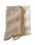 Chaussette chaleur intérieur bouclette - lot de 2 paires (écru + beige)