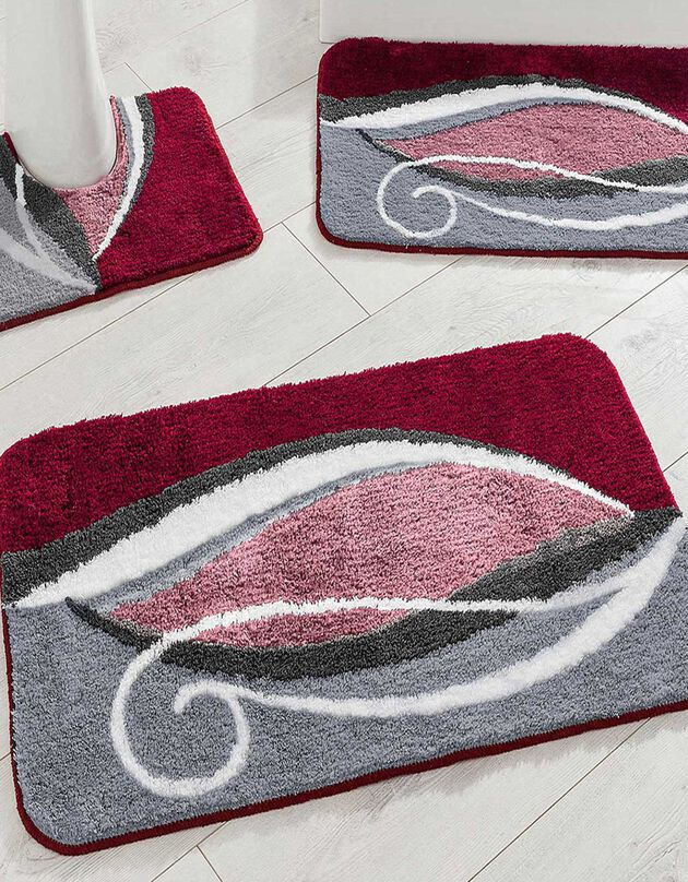Tapis de bain fantaisie Zilla (prune)