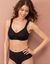 Soutien-gorge moulé invisible microfibre  - avec armatures (noir)