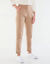 Pantalon gainant, coupe "mom" taille haute (sable)