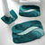 Tapis de bain pétales (lagon)