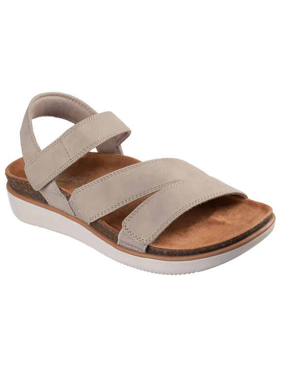 Sandales scratch&eacute;es ajustables LIFTED COMFORT (taupe)