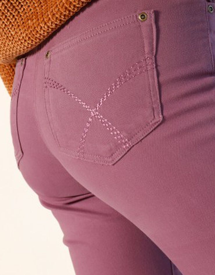 Pantalon sculptant coupe 5 poches (violine) Pantalon sculptant coupe 5 poches (violine)