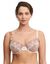 Soutien-gorge emboîtant tulle brodé bicolore « White nights » - avec armatures (blanc)
