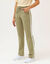 Pantalon jogging bicolore (kaki clair / blanc)
