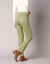 Pantalon droit "ultra confort" taille élastiquée (vert tilleul)