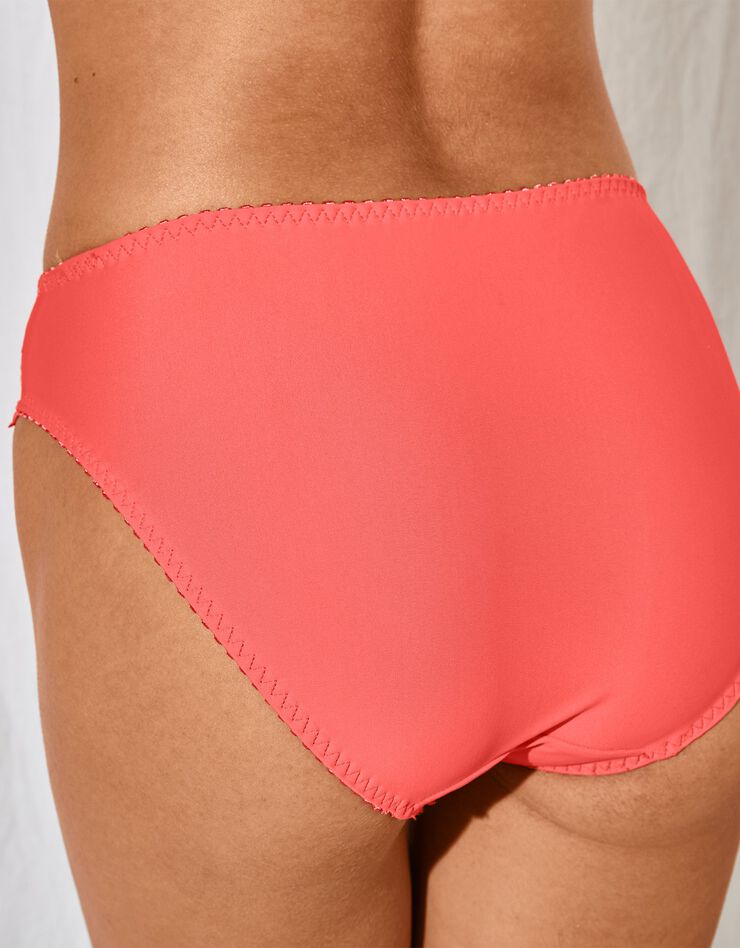 Slip dentelle unie Arum (abricot) Slip dentelle unie Arum (abricot)