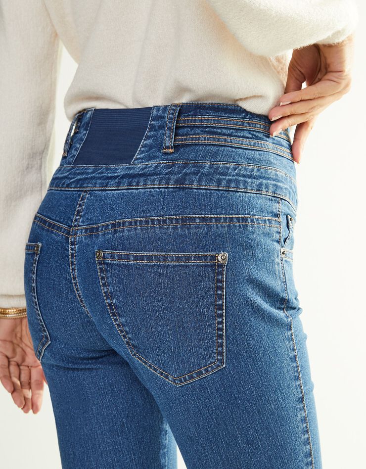 Jean coupe bootcut taille haute stretch - entrej. 78 cm (stone) Jean coupe bootcut taille haute stretch - entrej. 78 cm (stone)