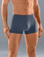 Boxer uni ceinture élastiquée recouverte - lot de 5 (rouge + bleu + noir)