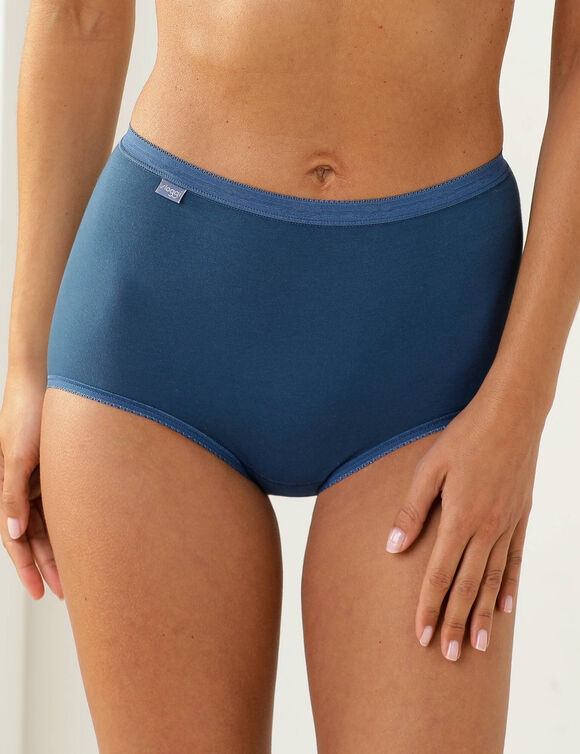 Culotte maxi Basic - lot de 3 (bleu + marine + blanc)